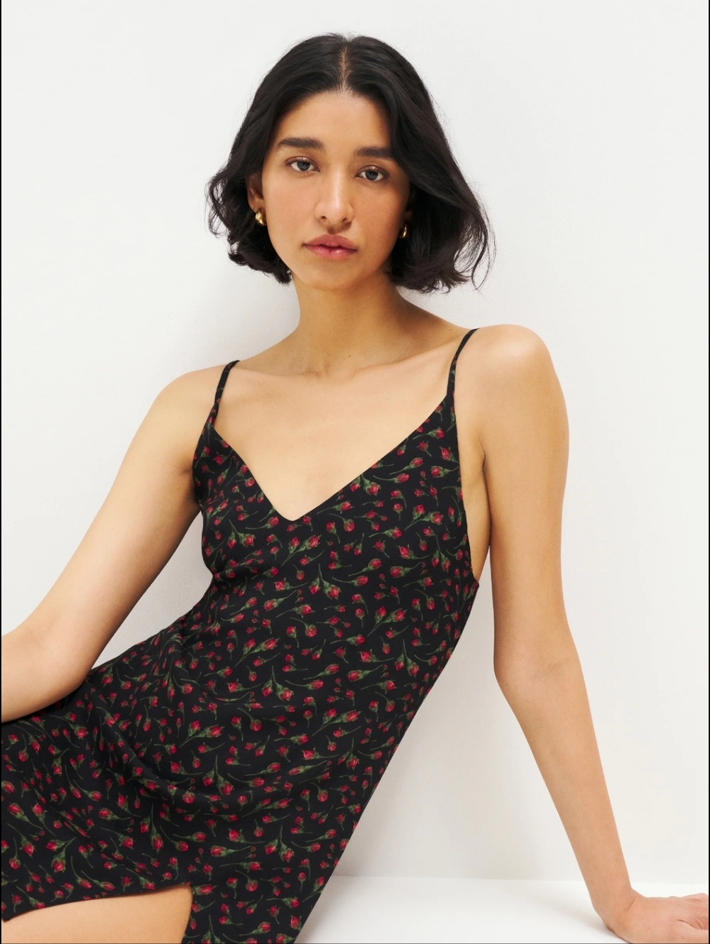 Reformation Marlowe Dress Mina - Size XL - Picture 4 of 9